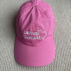 LaRue Tactical Baseball Cap Pink One Size Adjustable Embroidered Cotton